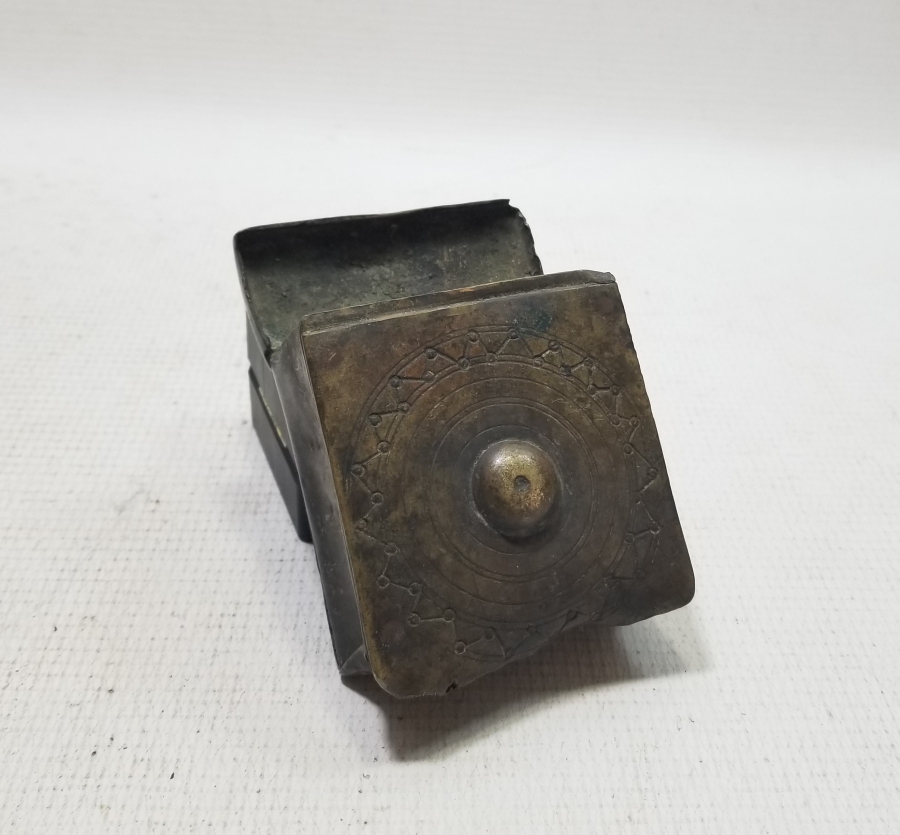 NADİR TİPTE OSMANLI DÖNEMİ BRONZ KALE TÜFEĞİ ÇAPUTLUĞU