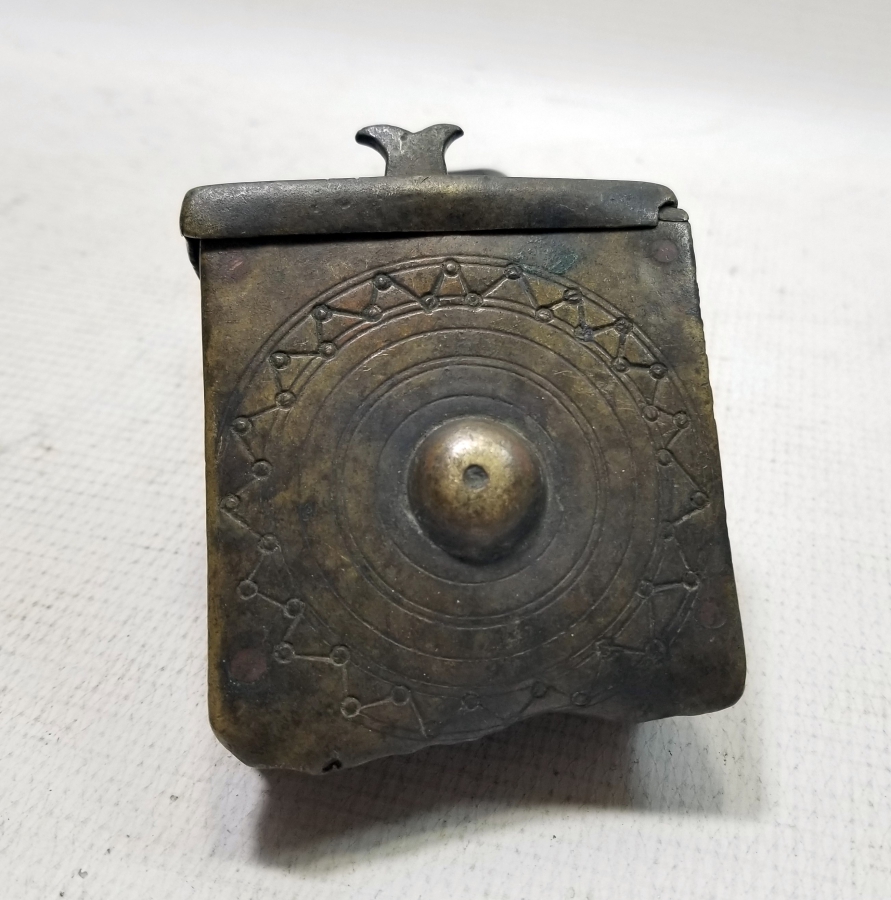 NADİR TİPTE OSMANLI DÖNEMİ BRONZ KALE TÜFEĞİ ÇAPUTLUĞU