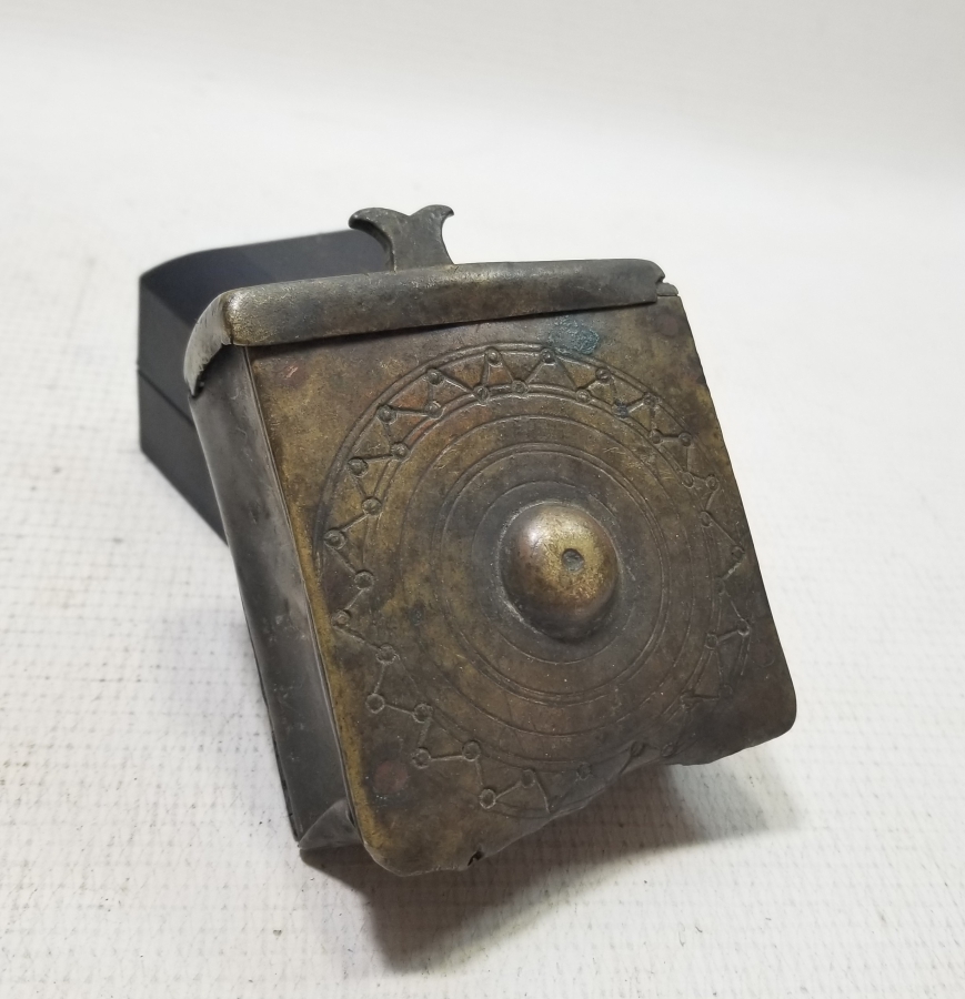 NADİR TİPTE OSMANLI DÖNEMİ BRONZ KALE TÜFEĞİ ÇAPUTLUĞU