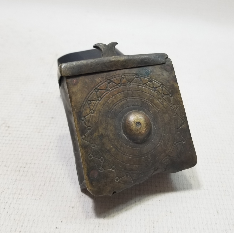 NADİR TİPTE OSMANLI DÖNEMİ BRONZ KALE TÜFEĞİ ÇAPUTLUĞU