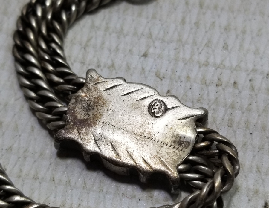 OSMANLI DÖNEMİ ZİNCİRİ VE SÜRGÜSÜ DAMGALI CEP SAATİ KÖSTEĞİ