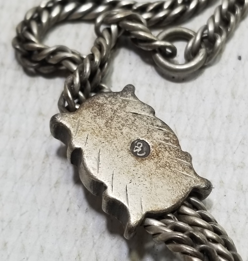 OSMANLI DÖNEMİ ZİNCİRİ VE SÜRGÜSÜ DAMGALI CEP SAATİ KÖSTEĞİ