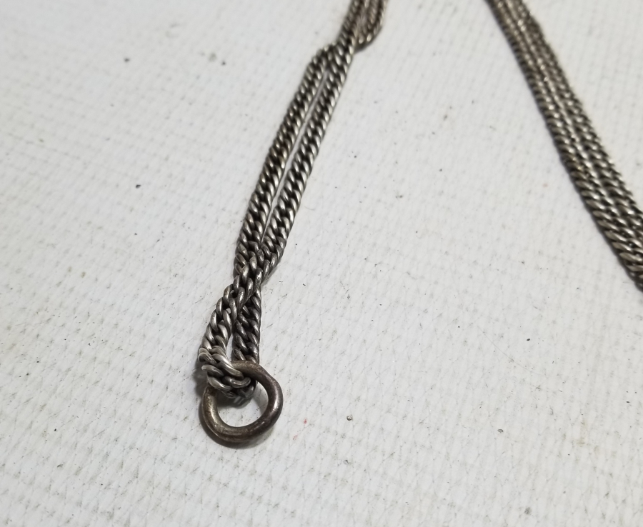 OSMANLI DÖNEMİ ZİNCİRİ VE SÜRGÜSÜ DAMGALI CEP SAATİ KÖSTEĞİ