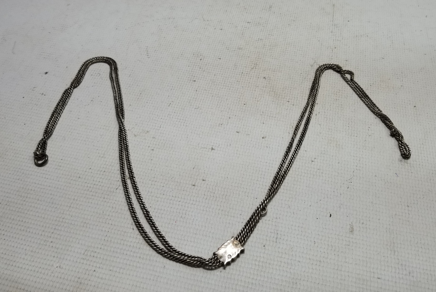 OSMANLI DÖNEMİ ZİNCİRİ VE SÜRGÜSÜ DAMGALI CEP SAATİ KÖSTEĞİ