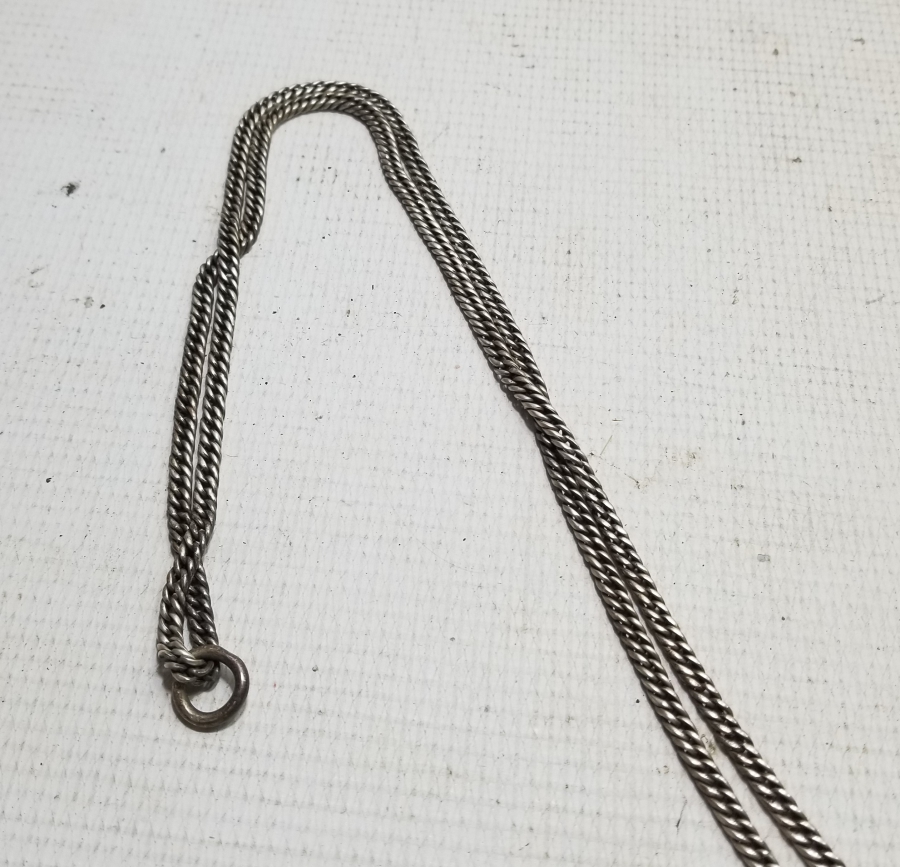 OSMANLI DÖNEMİ ZİNCİRİ VE SÜRGÜSÜ DAMGALI CEP SAATİ KÖSTEĞİ