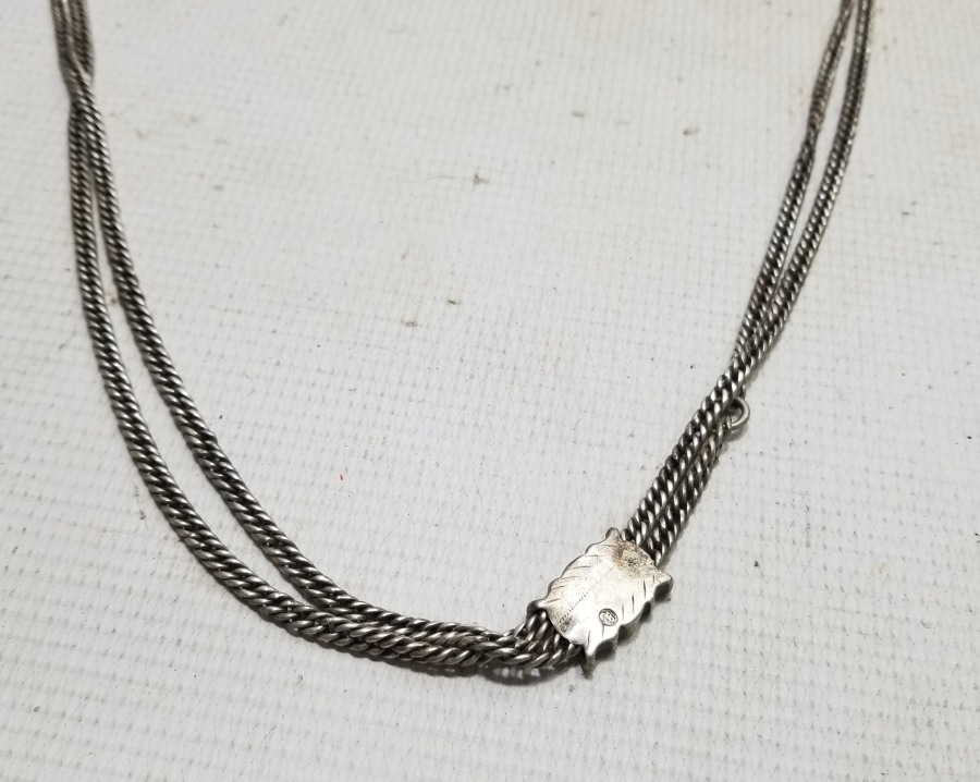 OSMANLI DÖNEMİ ZİNCİRİ VE SÜRGÜSÜ DAMGALI CEP SAATİ KÖSTEĞİ