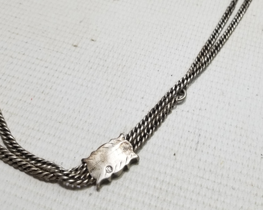 OSMANLI DÖNEMİ ZİNCİRİ VE SÜRGÜSÜ DAMGALI CEP SAATİ KÖSTEĞİ