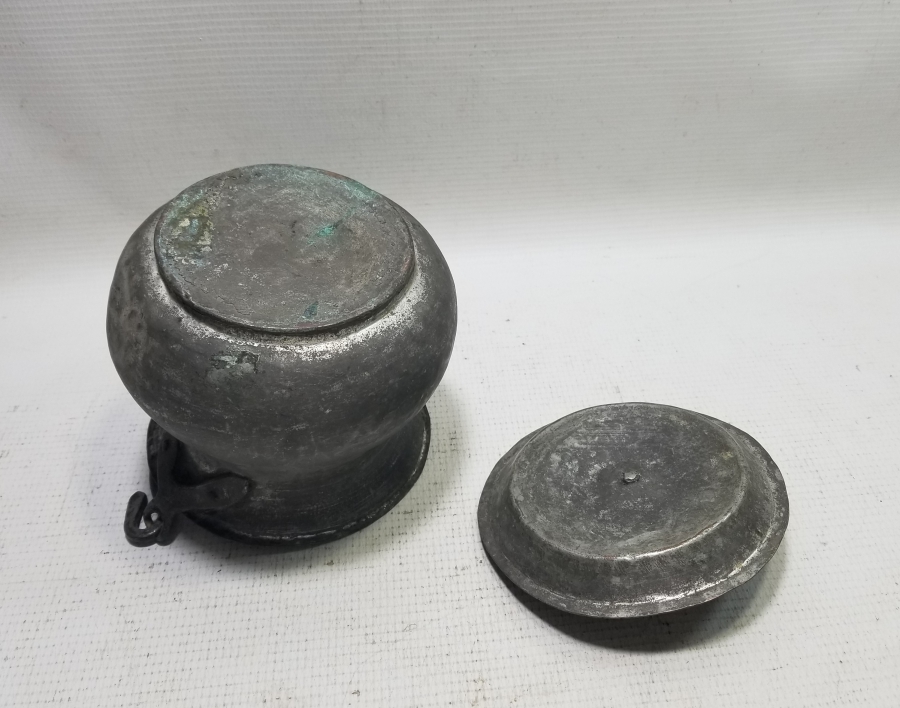 OSMANLI DÖNEMİ MEVLEVİ BAKIR YOĞURT BAKRACI