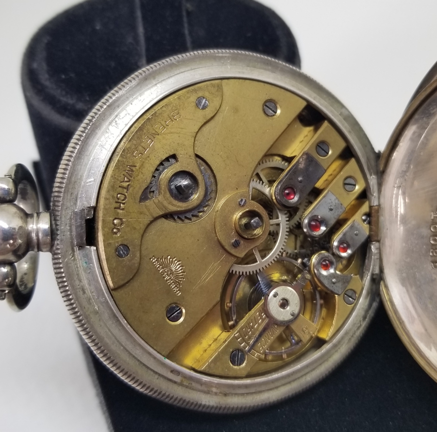 OSMANLI DÖNEMİ KİŞİYE ÖZEL YAPILMIŞ GÜMÜŞ CEP SAATİ