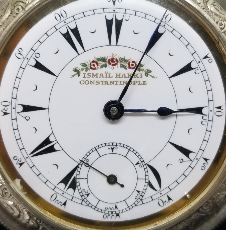 OSMANLI DÖNEMİ KİŞİYE ÖZEL YAPILMIŞ GÜMÜŞ CEP SAATİ