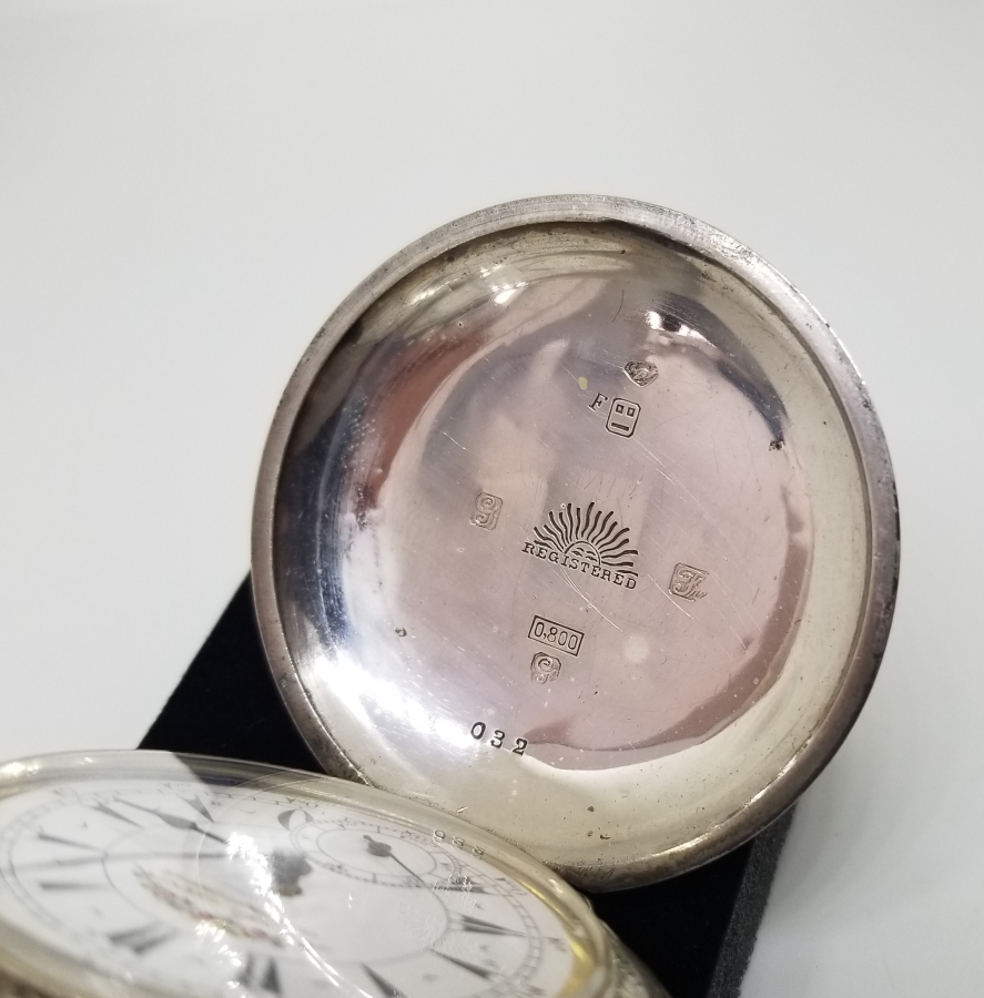 OSMANLI DÖNEMİ KİŞİYE ÖZEL YAPILMIŞ GÜMÜŞ CEP SAATİ