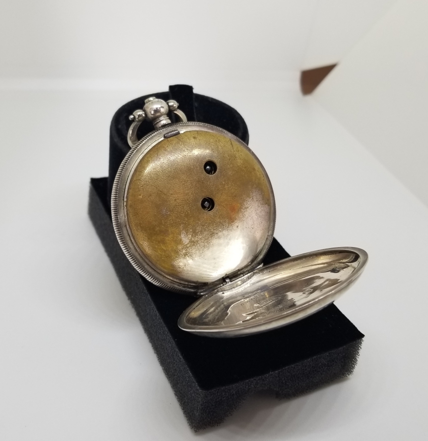 OSMANLI DÖNEMİ KİŞİYE ÖZEL YAPILMIŞ GÜMÜŞ CEP SAATİ