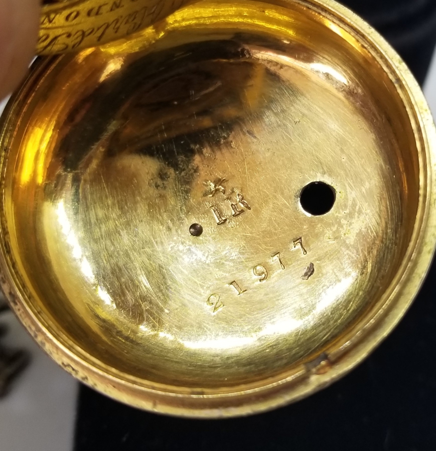 NADİR TİPTE N.HART&SON YAPIMI OSMANLI DÖNEMİ TOMBAK KASA PRIOR CEP SAATİ