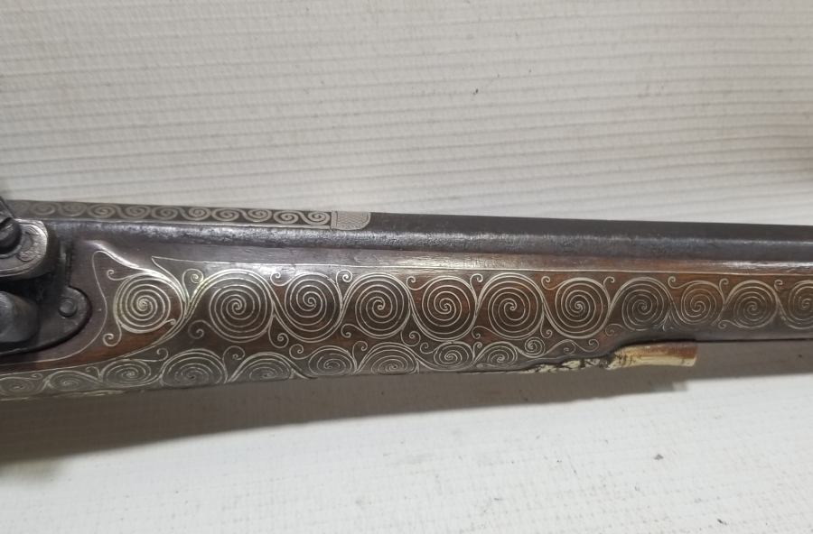 TAMAMI GÜMÜŞ İŞLEMELİ ÇOK NADİR OSMANLI DÖNEMİ PİŞTOV