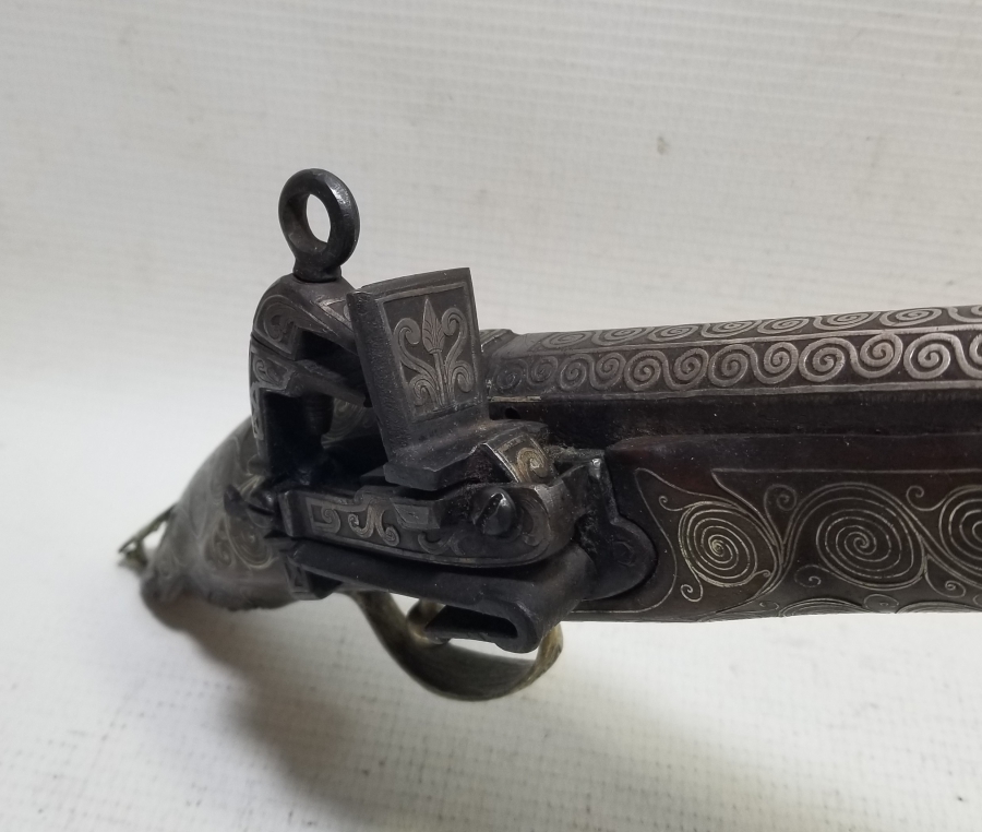 TAMAMI GÜMÜŞ İŞLEMELİ ÇOK NADİR OSMANLI DÖNEMİ PİŞTOV