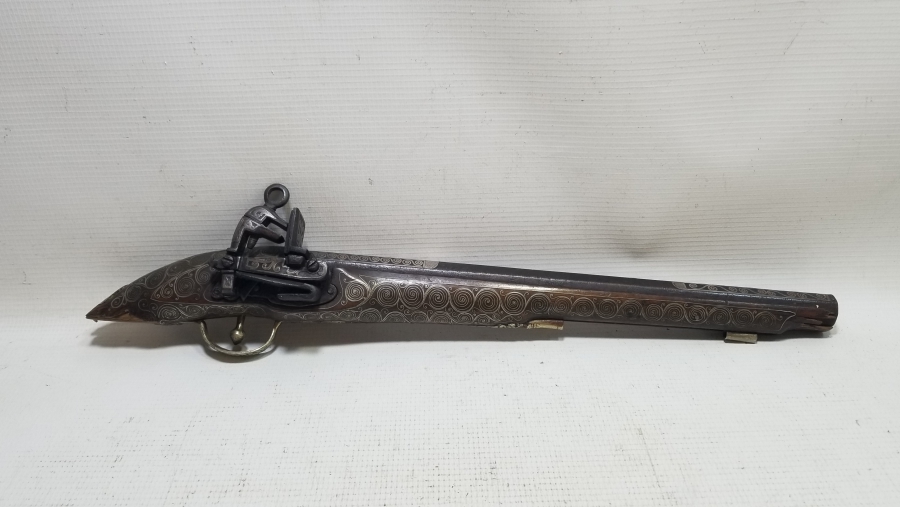 TAMAMI GÜMÜŞ İŞLEMELİ ÇOK NADİR OSMANLI DÖNEMİ PİŞTOV