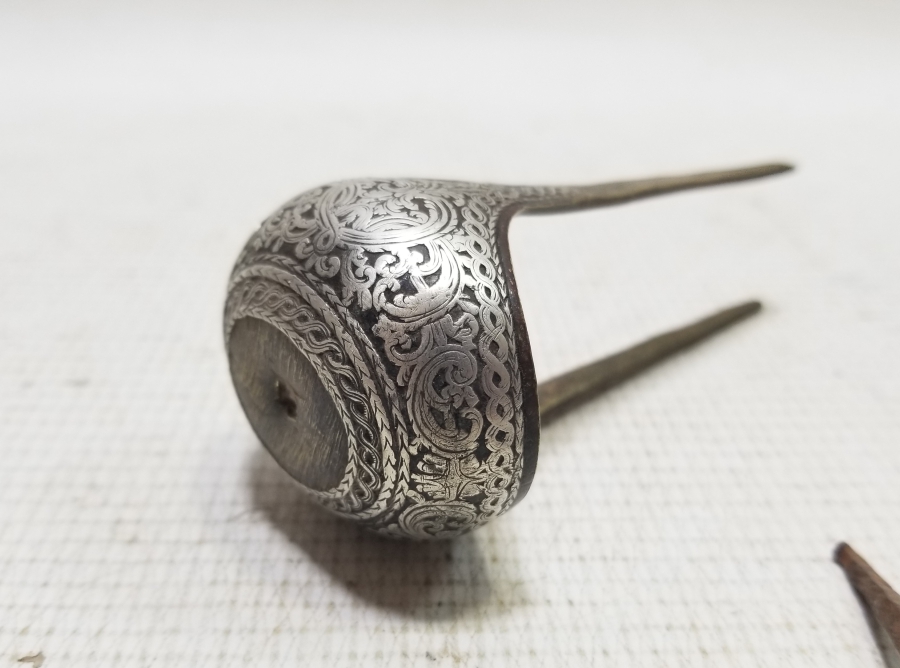 YOĞUN GÜMÜŞ ÇAKMA İŞÇİLİKLİ OSMANLI DÖNEMİ PİŞTOV ÇANAĞI