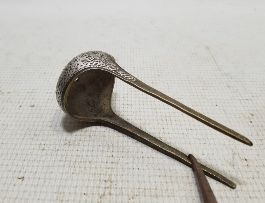 YOĞUN GÜMÜŞ ÇAKMA İŞÇİLİKLİ OSMANLI DÖNEMİ PİŞTOV ÇANAĞI