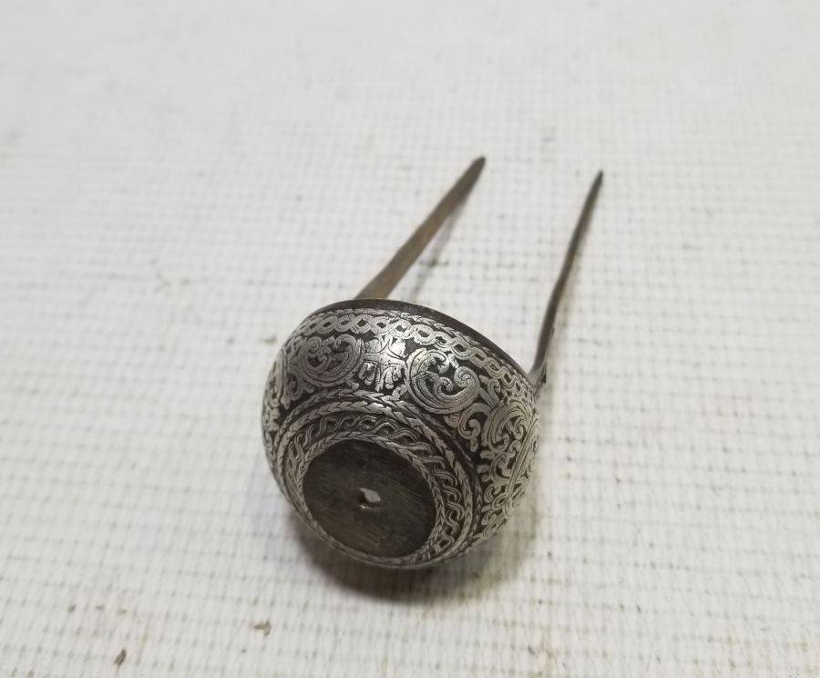 YOĞUN GÜMÜŞ ÇAKMA İŞÇİLİKLİ OSMANLI DÖNEMİ PİŞTOV ÇANAĞI