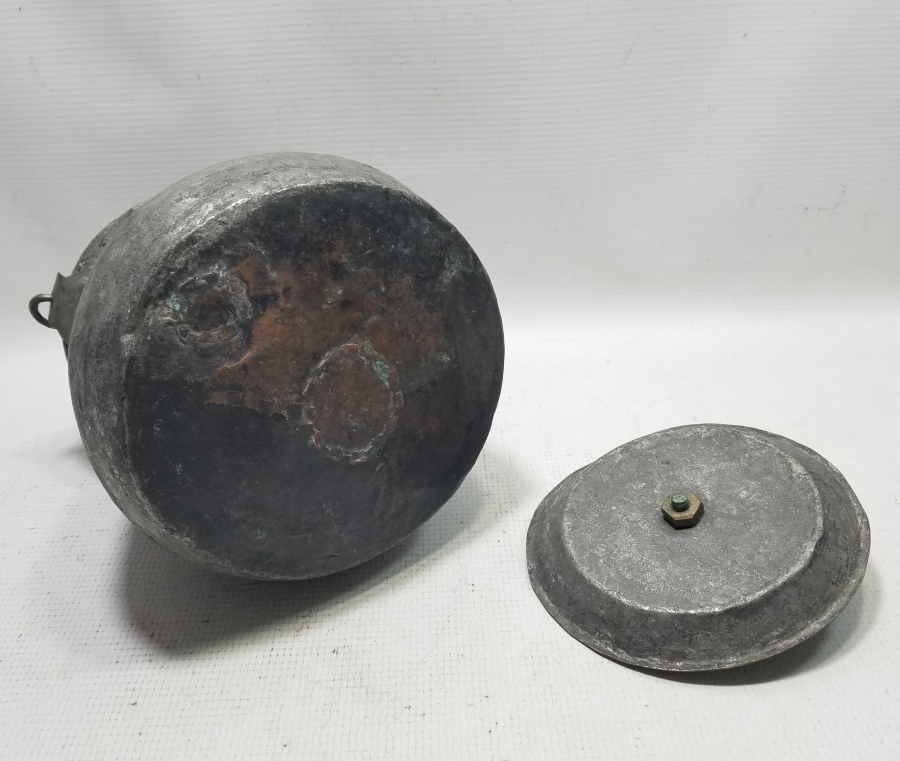 ÜZERİ OSMANLICA YAZILI OSMANLI DÖNEMİ NADİR YOĞURT BAKRACI