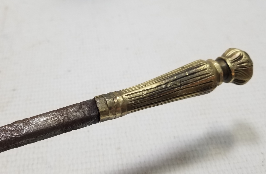 OSMANLI DÖNEMİ BRONZ TUTMAÇLI NADİR PİŞTOV HARBİSİ