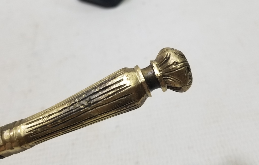 OSMANLI DÖNEMİ BRONZ TUTMAÇLI NADİR PİŞTOV HARBİSİ