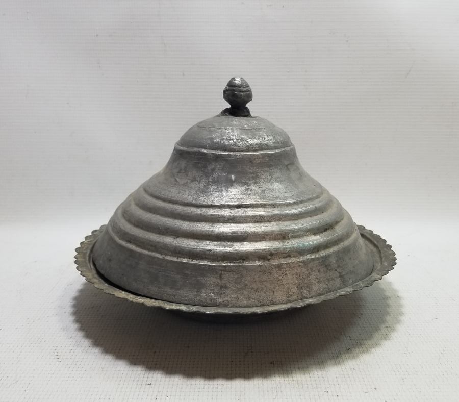 OSMANLI DÖNEMİ KUBBE FORMLU KAPAKLI LENGER