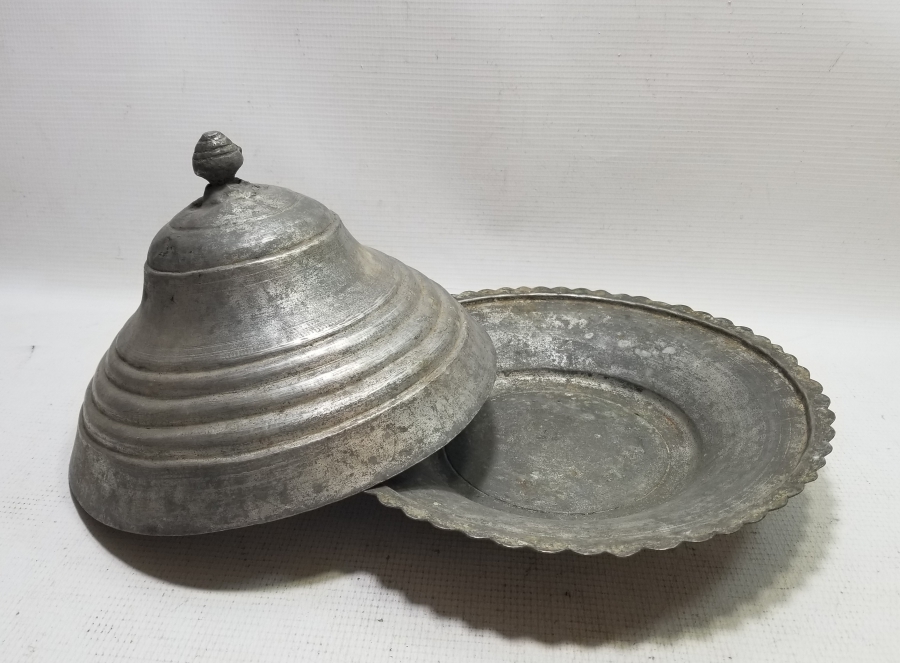 OSMANLI DÖNEMİ KUBBE FORMLU KAPAKLI LENGER