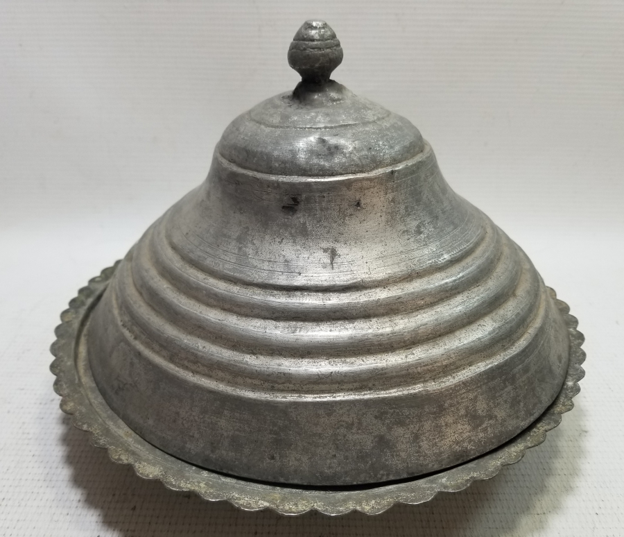 OSMANLI DÖNEMİ KUBBE FORMLU KAPAKLI LENGER