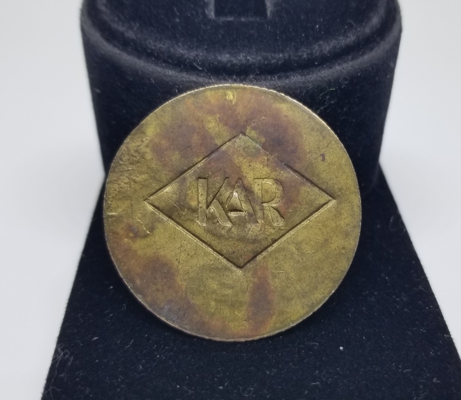 OSMANLI DÖNEMİ BÜYÜK BOY ARKASI KAR YAZILI EDREMİT SEZAİ ÖMER VE ALİ RIZA ZEYTİN TOPLAMA JETONU - İLK KEZ GÖRÜLÜYOR