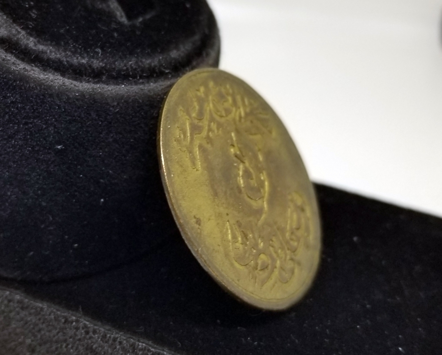 OSMANLI DÖNEMİ BÜYÜK BOY ARKASI KAR YAZILI EDREMİT SEZAİ ÖMER VE ALİ RIZA ZEYTİN TOPLAMA JETONU - İLK KEZ GÖRÜLÜYOR