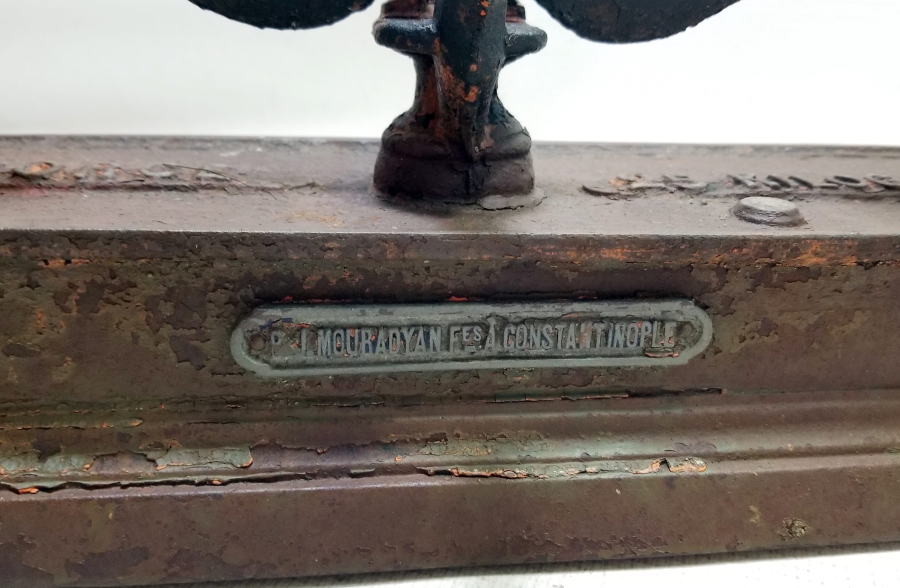 OSMANLI DÖNEMİ ERMENİ USTA YAPIMI NADİR TERAZİ