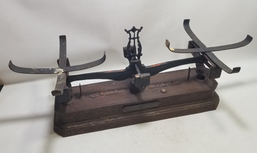 OSMANLI DÖNEMİ ERMENİ USTA YAPIMI NADİR TERAZİ