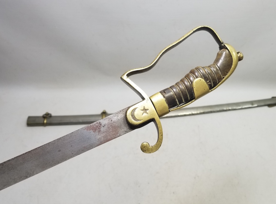 1. DÜNYA SAVAŞI DÖNEMİ KAN OLUKLU ORİJİNAL KININDA HAFİF SÜVARİ SUBAY KILICI