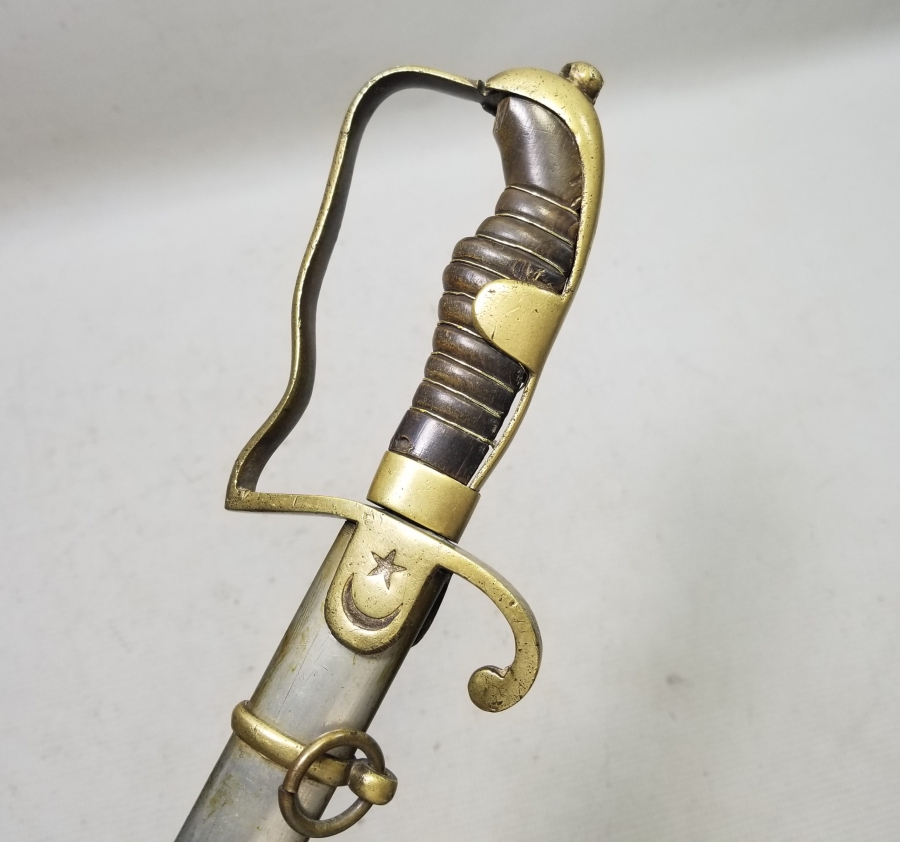 1. DÜNYA SAVAŞI DÖNEMİ KAN OLUKLU ORİJİNAL KININDA HAFİF SÜVARİ SUBAY KILICI