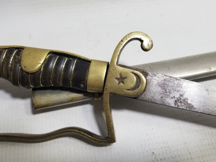 1. DÜNYA SAVAŞI DÖNEMİ KAN OLUKLU ORİJİNAL KININDA HAFİF SÜVARİ SUBAY KILICI