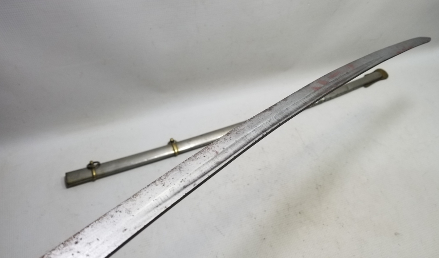 1. DÜNYA SAVAŞI DÖNEMİ KAN OLUKLU ORİJİNAL KININDA HAFİF SÜVARİ SUBAY KILICI