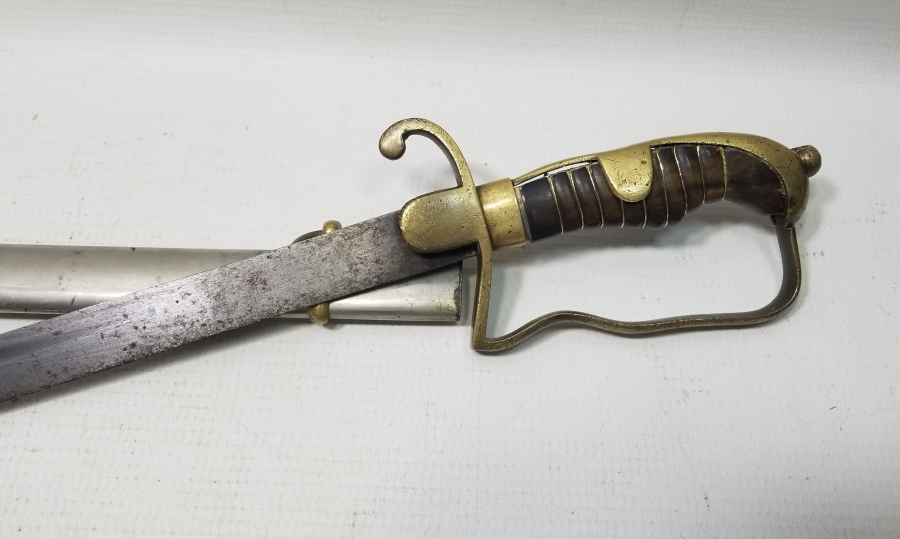 1. DÜNYA SAVAŞI DÖNEMİ KAN OLUKLU ORİJİNAL KININDA HAFİF SÜVARİ SUBAY KILICI