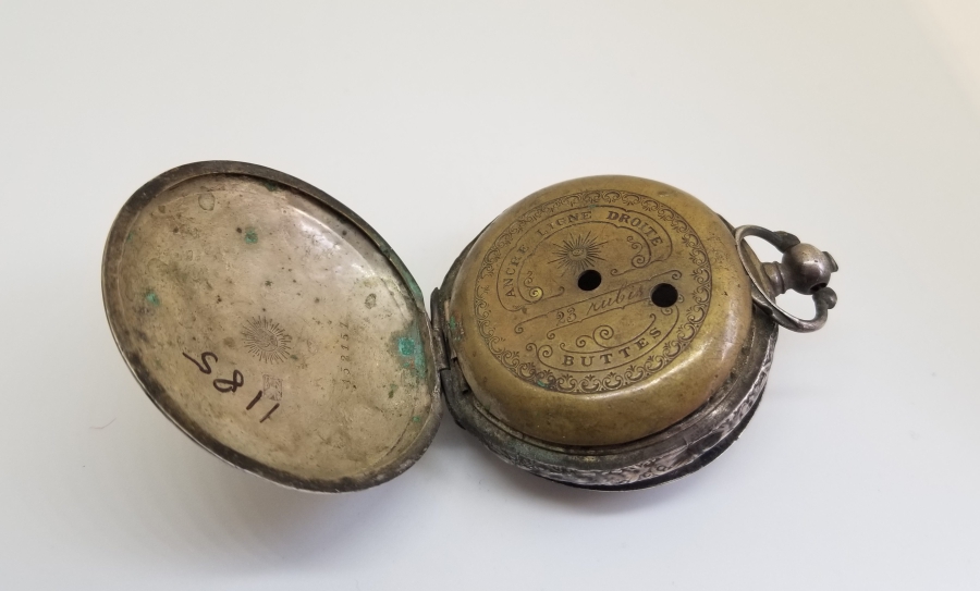 OSMANLI DÖNEMİ GÜMÜŞ CEP SAATİ KASASI