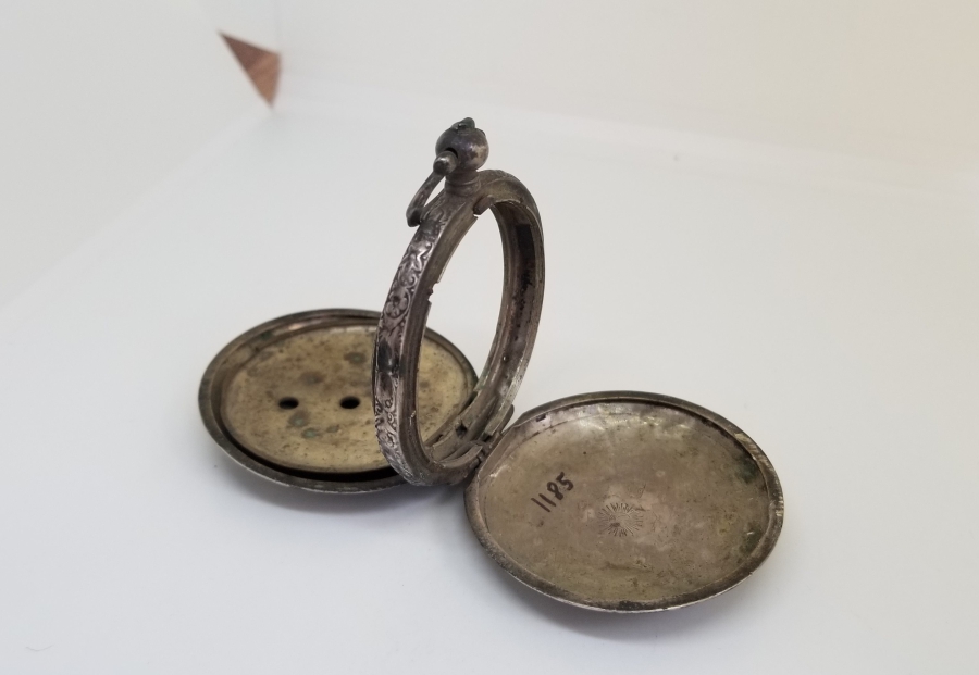 OSMANLI DÖNEMİ GÜMÜŞ CEP SAATİ KASASI