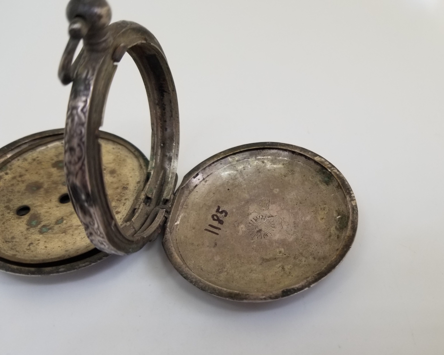 OSMANLI DÖNEMİ GÜMÜŞ CEP SAATİ KASASI