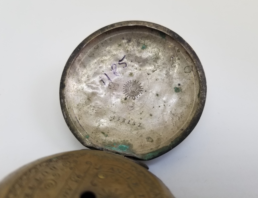 OSMANLI DÖNEMİ GÜMÜŞ CEP SAATİ KASASI