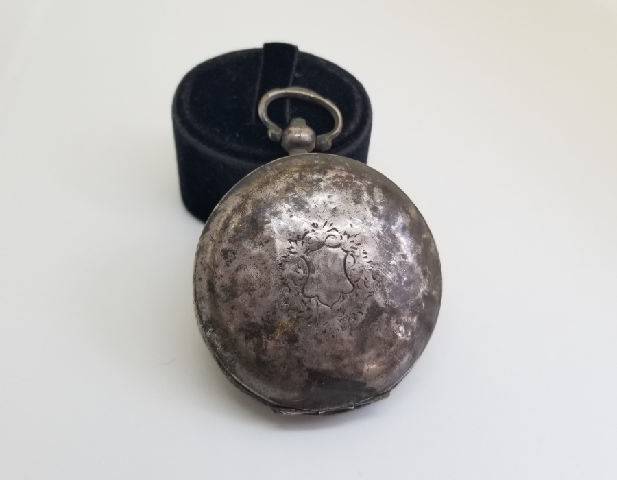 OSMANLI DÖNEMİ GÜMÜŞ CEP SAATİ KASASI