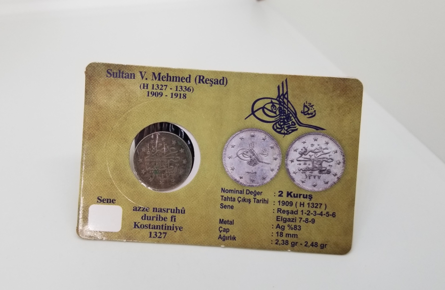 SULTAN MEHMET REŞAD HAN DÖNEMİ GÜMÜŞ 2 KURUŞ MECİDİYE