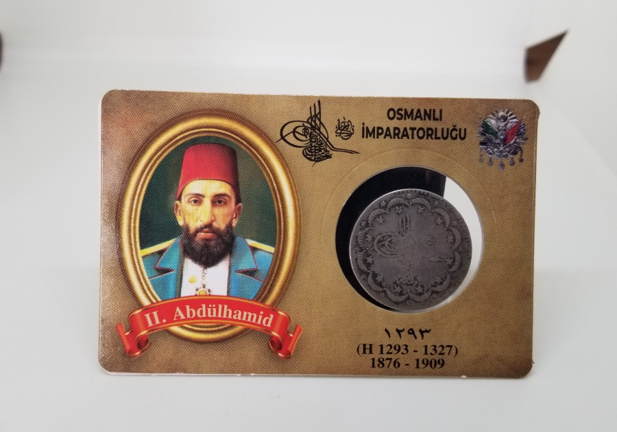 SULTAN ABDÜLHAMİD DÖNEMİ GÜMÜŞ 5 KURUŞ MECİDİYE