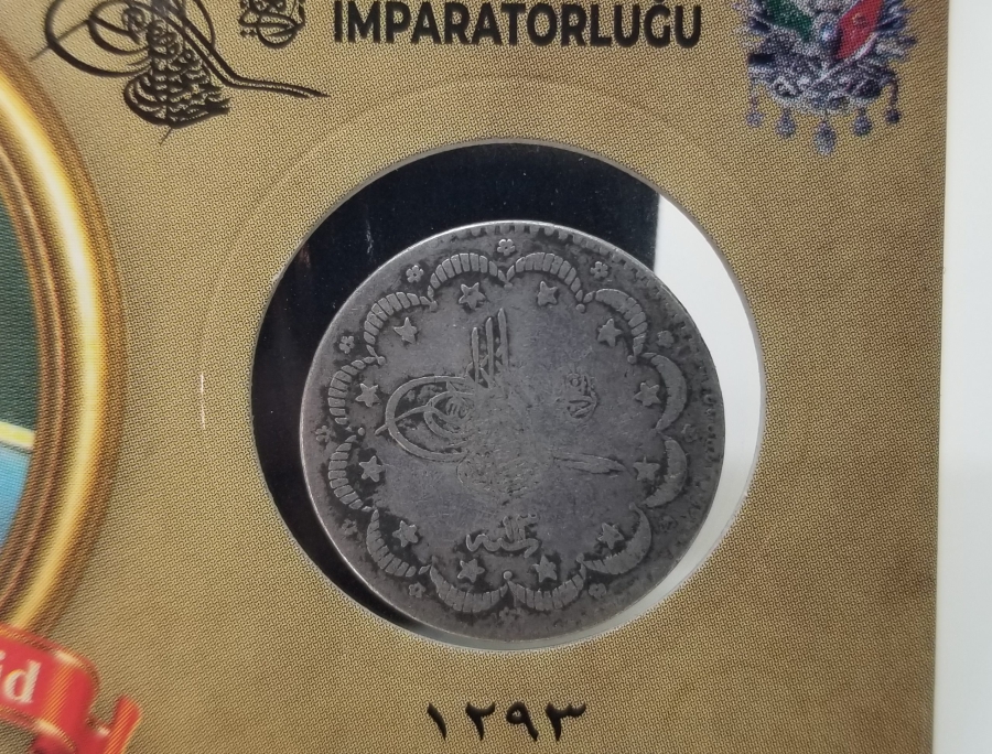 SULTAN ABDÜLHAMİD DÖNEMİ GÜMÜŞ 5 KURUŞ MECİDİYE