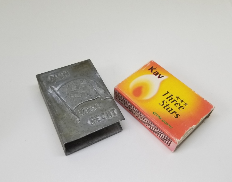 2. DÜNYA SAVAŞI DÖNEMİ GAMALI HAÇLI ÇOK NADİR KİBRİTLİK