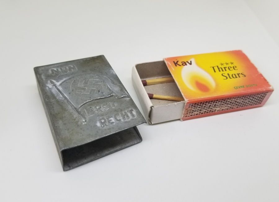 2. DÜNYA SAVAŞI DÖNEMİ GAMALI HAÇLI ÇOK NADİR KİBRİTLİK