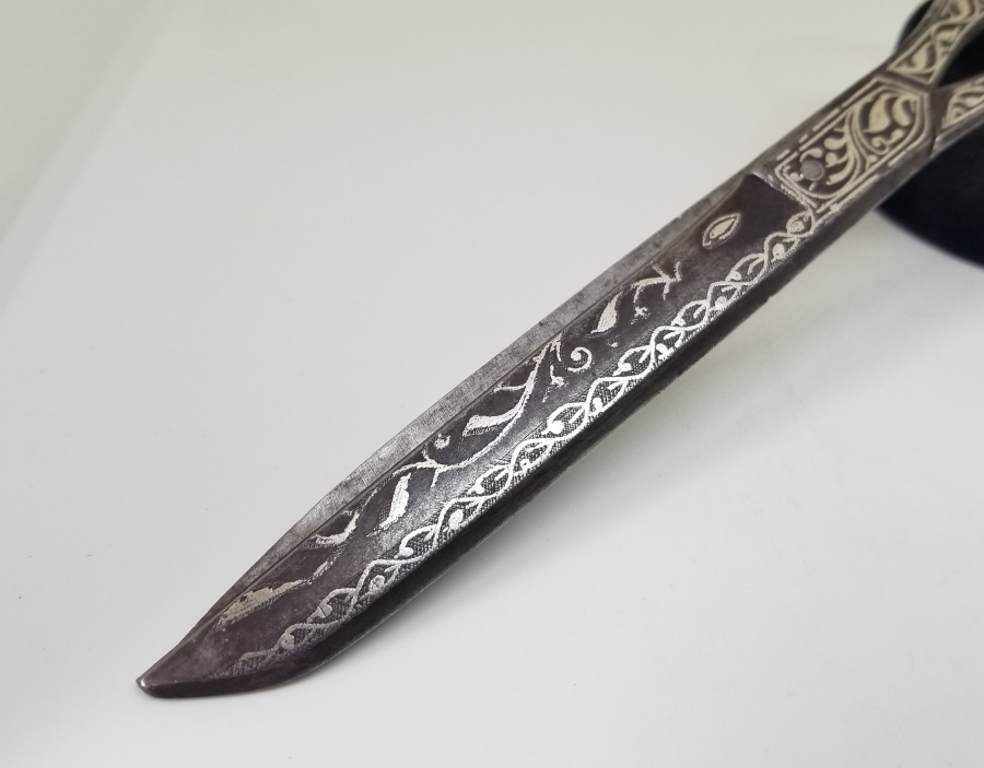 TAMAMI GÜMÜŞ ÇAKMA İŞÇİLİKLİ OSMANLI DÖNEMİ NADİR HATTAT MAKASI