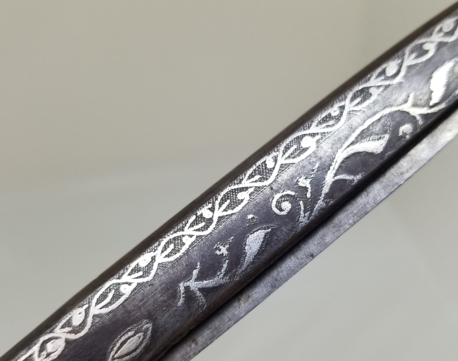 TAMAMI GÜMÜŞ ÇAKMA İŞÇİLİKLİ OSMANLI DÖNEMİ NADİR HATTAT MAKASI